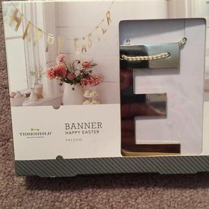 - HAPPY EASTER GOLD COLORED BANNER NEW